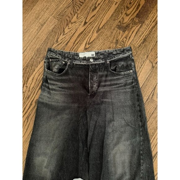 Rag & Bone Miramar Sofie Wide-Leg Pant Washed Black 32 - Picture 5 of 8